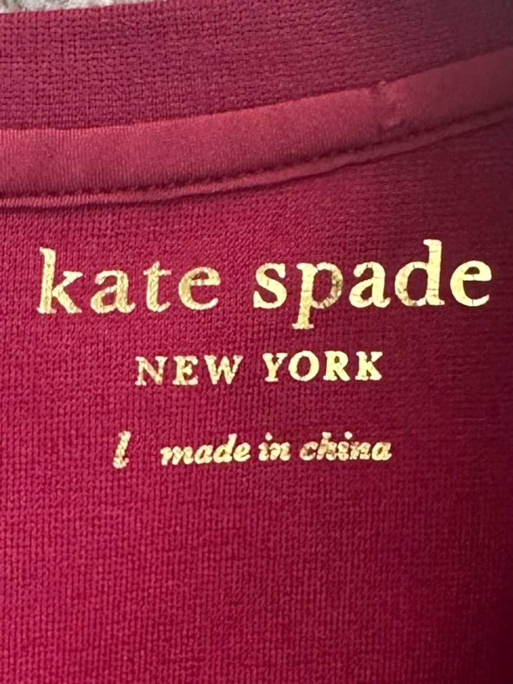 Kate Spade Colorblock Bell Sleeve Ponte Dress Cranberry L Cocktail Party Preppy - Picture 8 of 16